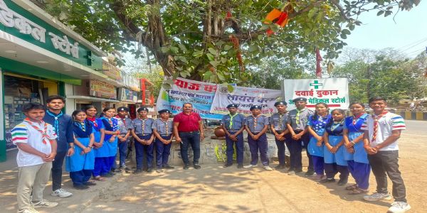 जांजगीर-चांपा : भीषण गर्मी में राहगीरों के लिए सहारा बना प्याऊ, एक माह में 27 स्वयंसेवकों ने दी सेवा