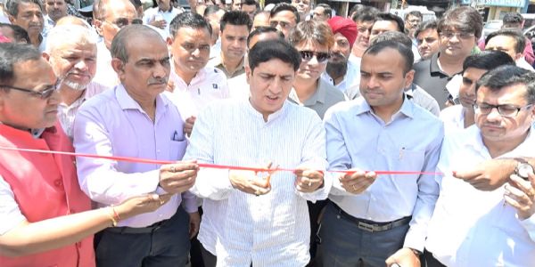 मंत्री बत्रा ने किया तहसील में सौंदर्यीकरण कार्यों का लोकार्पण