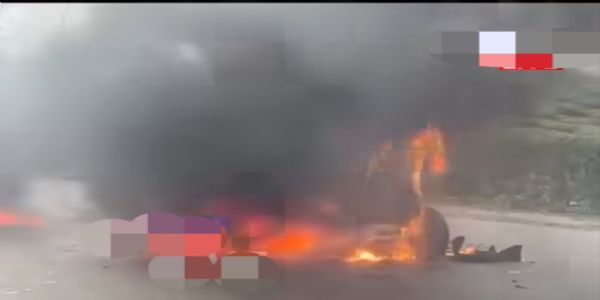 डिगबोई में युवक की मौत के बाद हिंसक विरोध, वाहनों में लगाई आग