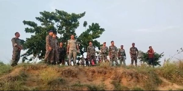 सुवर्णरेखा नदी किनारे मिले सिलेंडर बम को सेना ने