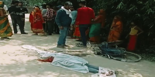 तेज रफ्तार ट्रैक्टर ने साइकिल सवार दो बच्चों को रौंदा,एक की मौके पर मौत