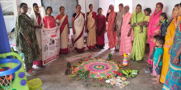 पोषण पखवाड़ा की सफलता को ले स्कूलों में जागरूकता मेला आयोजित