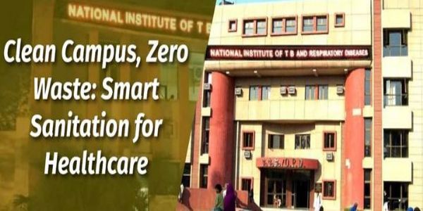 दिल्ली के राष्ट्रीय क्षय एवं श्वसन रोग संस्थान में स्थापित कम्पोस्टिंग यूनिट्स, जो ‘जीरो वेस्ट टू लैंडफिल’ पहल का हिस्सा हैं।