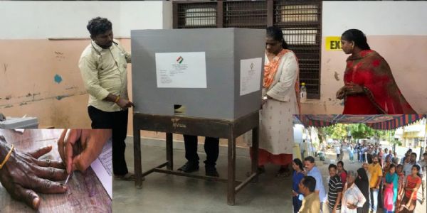 தமிழகத்தில் வாக்குப்பதிவு தொடங்கியது,