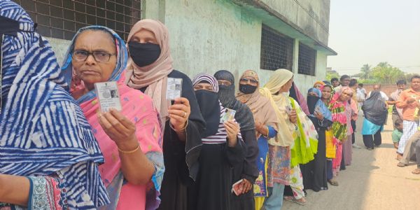 बंगाल चुनाव : पश्चिम बर्दवान में रिकॉर्डतोड़ मतदान