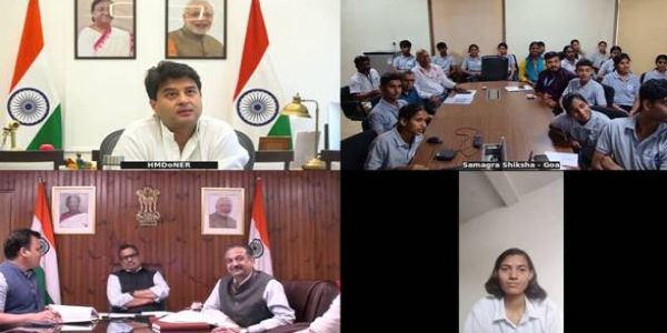 ज्योतिरादित्य सिंधिया ने ‘अष्टलक्ष्मी दर्शन’ कार्यक्रम में किया संवाद, पूर्वोत्तर की विविधता से प्रभावित हुए छात्र