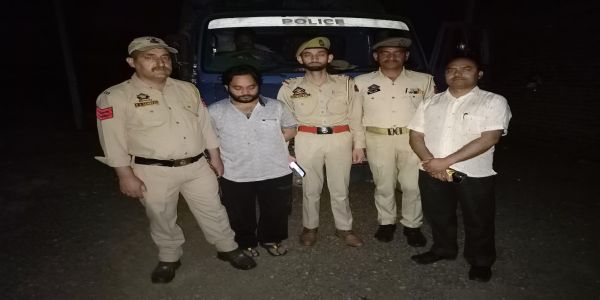 9.16 ग्राम चिट्टे के साथ एक तस्कर गिरफ्तार