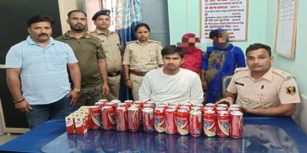 आरपीएफ व उत्पाद विभाग ने दो महिला शराब तस्करों को दबोचा, भारी मात्रा में विदेशी शराब बरामद