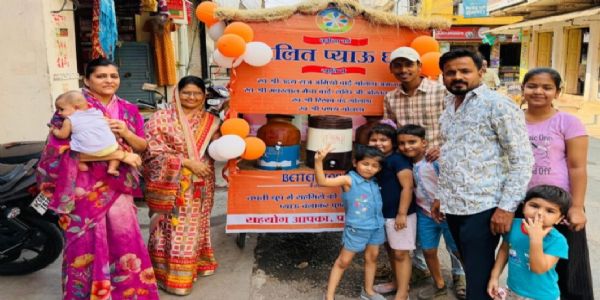 प्यास बुझाना ही सबसे बड़ी सेवा: चलित प्याऊ घर से मिल रही राहत