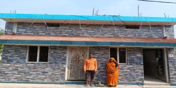 जीवन में जो सपना देखा वह पूरा किया प्रधानमंत्री आवास योजना ने, अब पक्के घर में रह रहा परिवार