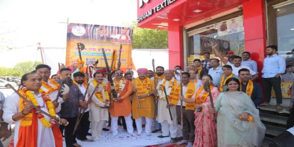 भगवान परशुराम जन्मोत्सव:शस्त्र और शास्त्र के पूजन से गूंजा जयपुर