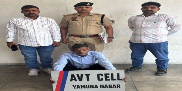 यमुनानगर:पुलिस ने अवैध हथियार सहित एक युवक को गिरफ्तार किया