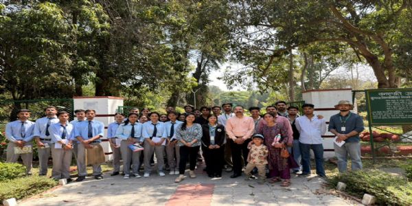 औद्यानिकी एवं वानिकी, महाविद्यालय थुनाग, गोहर के छात्रों ने किया शैक्षणिक भ्रमण