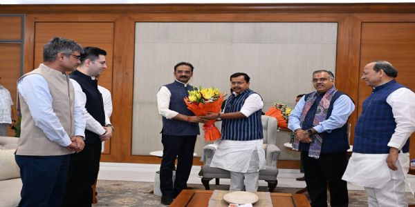 राघव चड्डा समेत आआपा के तीन सांसदों का नितिन नवीन ने किया स्वागत