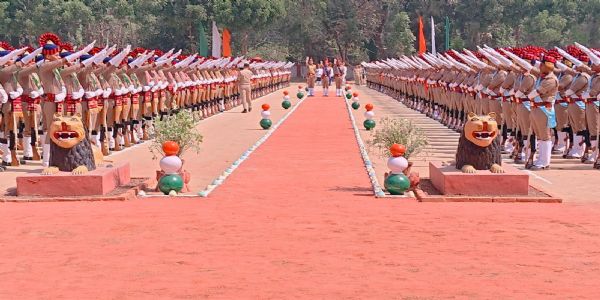 रामनगर पीएसी 36वीं वाहिनी के दीक्षांत समारोह ग्रैंड परेड की हुई रिहर्सल, 26 अप्रैल को समारोह
