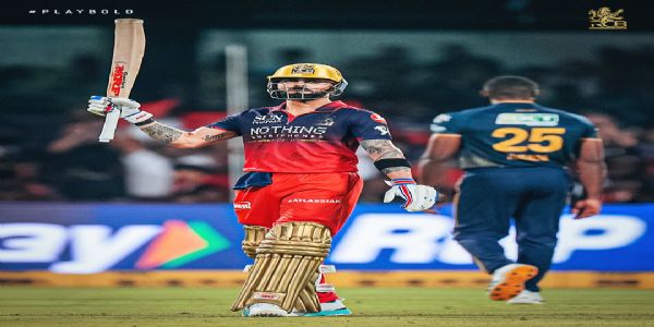 कोहली को उनके बेहतरीन प्रदर्शन के लिए प्लेयर ऑफ द मैच चुना गया