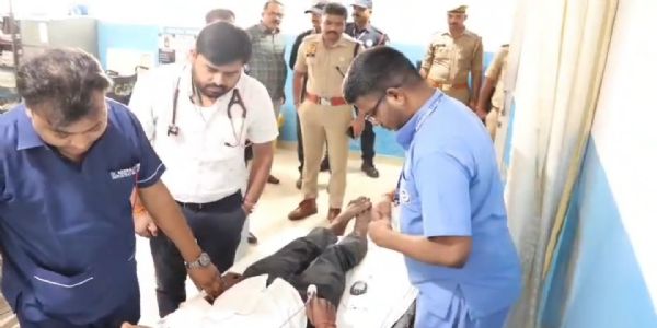 परीक्षा केंद्र पर अभ्यर्थी तबियत बिगड़ी, एसपी अपने वाहन से अस्पताल लेकर पहुंचे