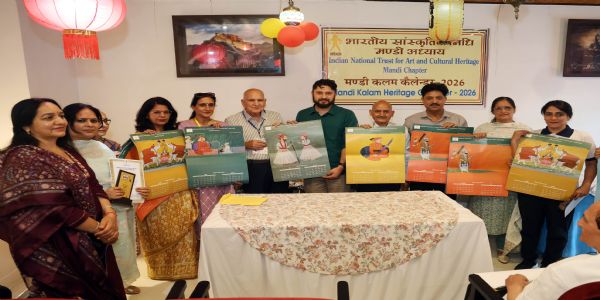 मंडी कलम को संरक्षित करने की ओर एक और कदमःविक्रम संवत 2083 कैलेंडर का विमोचन