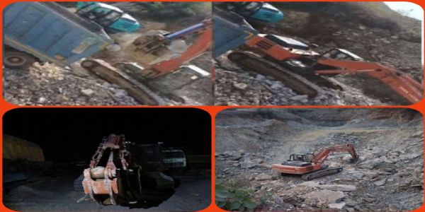 खनिज विभाग की लगातार कार्रवाई से अवैध खनन कारोबारियों में हड़कंप