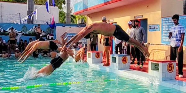 पश्चिमी जोन पीएसी की तीन दिवसीय 29वीं अंतरवाहिनी तैराकी एवं क्रॉसकंट्री प्रतियोगिता का शुभारंभ