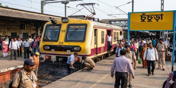 ट्रेन में तकनीकी खराबी के कारण यात्रियों को परेशानी