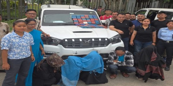 असमः कामरूप (ग्रामीण) जिले के अमीनगांव में 7 करोड़ रुपये मूल्य की हेरोइन के साथ गिरफ्तार चार महिला समेत पांच तस्कर