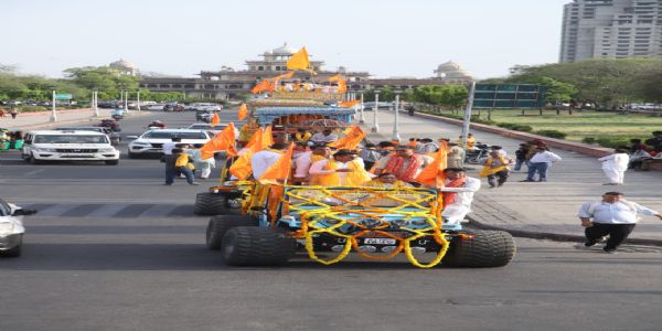 भगवान परशुराम जन्मोत्सव पर निकली महारैली