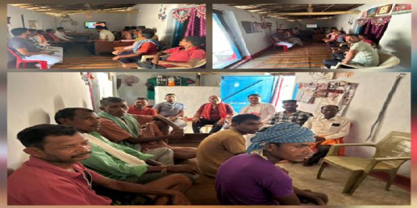 भानुप्रतापपुर में प्रधानमंत्री की मन की बात कार्यक्रम सुना गया