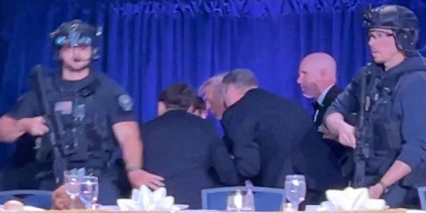 अमेरिकी में व्हाइट हाउस कॉरेस्पोंडेंट्स डिनर के दौरान चली गोली, राष्ट्रपति ट्रंप पूरी तरह सुरक्षित