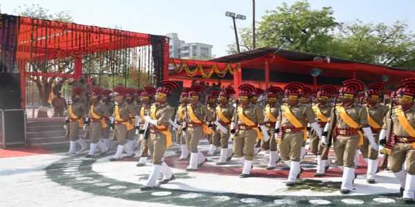 दीक्षांत परेड में नए आरक्षियों का दिखा अनुशासन, 436 रिक्रूट सिपाही बने यूपी पुलिस का हिस्सा