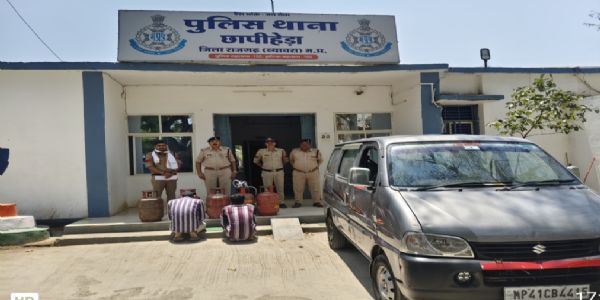 राजगढ़: घरेलू गैस से वाहनों में अवैध भराई करने वाले दो आरोपी गिरफ्तार