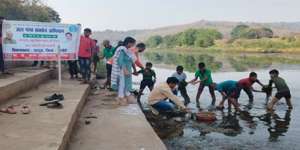 मप्र में जल स्रोतों को पुनर्जीवन देने का कार्य जारी, जन-आंदोलन का रूप ले रहा अभियान