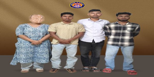 पुरानी कार बेचने के नाम पर ठगी, चार आरोपित गिरफ्तार