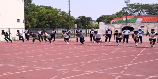 राज्य स्तरीय आवासीय खेल अकादमी में चयन के लिए ट्रायल शुरू, 204 खिलाड़ियों ने लिया हिस्सा