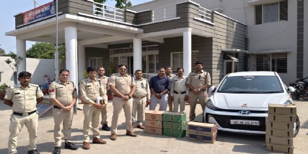 मप्र पुलिस की अवैध शराब तस्करों पर कार्रवाई, अप्रैल माह में 1.26 करोड़ से अधिक की सामग्री जब्त