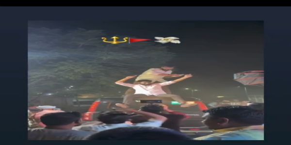 फिल्मी स्टाइल में कार की छत पर युवकों के डांस का वीडियो वायरल, यातायात नियम तोड़ने पर 27,500 रुपये का जुर्माना