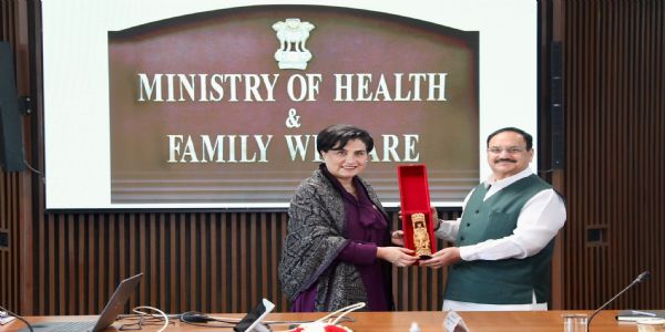 जेपी नड्डा ने इक्वाडोर की विदेश मंत्री से मुलाकात की