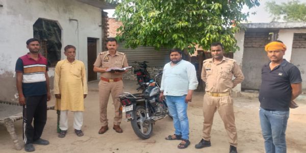 पुलिस ने की गैंगलीडर अभियुक्त की संपत्ति कुर्क