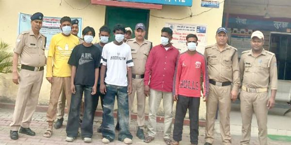 ऑपरेशन प्रहार के तहत शांति व्यवस्था बिगाड़ने पर कार्रवाई, छह हिरासत में