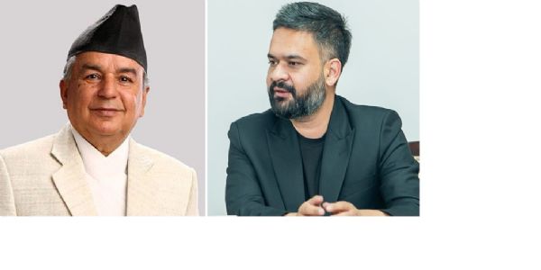 राष्ट्रपति रामचन्द्र पौडेल और प्रधानमंत्री बालेन्द्र शाह।