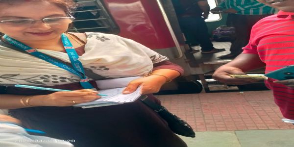 खड़गपुर मंडल में विशेष टिकट जांच अभियान, 236 मामलों में जुर्माना वसूला