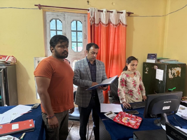 SDM Bani conducted a surprise inspection of the CDPO office.