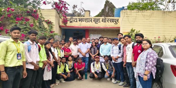 एमजीयूजी के कृषि विद्यार्थियों ने केंद्रीय भंडार गृह व एफसीआई का किया शैक्षणिक भ्रमण