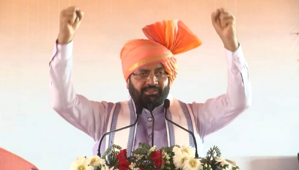 रैली को संबोधित करते हुए सीएम नायब सैनी। रैली को संबोधित करते हुए सीएम नायब सैनी।