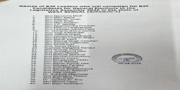 भाजपा बाहरी लोगों के सहारे चुनाव प्रचार कर रही : तृणमूल