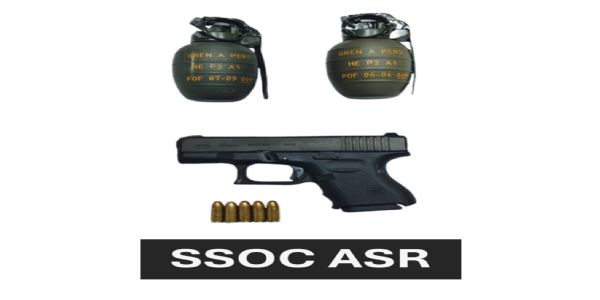 पंजाब पुलिस द्वारा बरामद ग्रेनेड