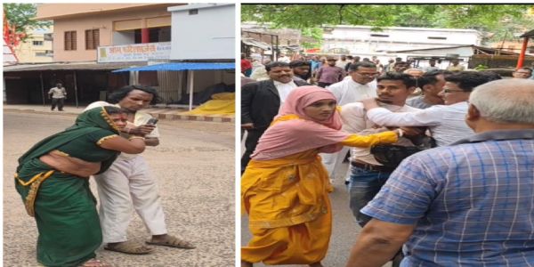 कोर्ट परिसर बना रहा पति-पत्नी के विवाद का अखाड़ा