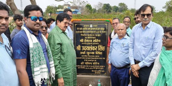 विधायक ने किया 6.67 करोड़ की लागत से बनने वाले बाईपास सडक का शिलान्यास