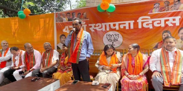 भाजपा का 47वां स्थापना दिवस हर्षोल्लास के साथ मनाया गया