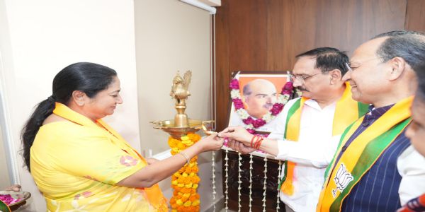 मुख्यमंत्री भाजपा के 47वें स्थापना दिवस के अवसर कार्यक्रम में हुई शामिल